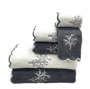 Conjunto de Banho Árvore Cinza